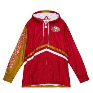 San Francisco 49ers Mitchell and Ness windbreaker